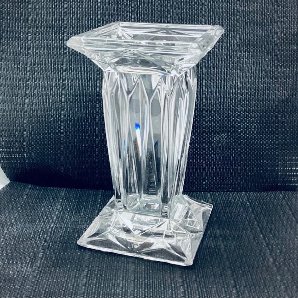 Vintage Art Deco Crystal Flower Vase